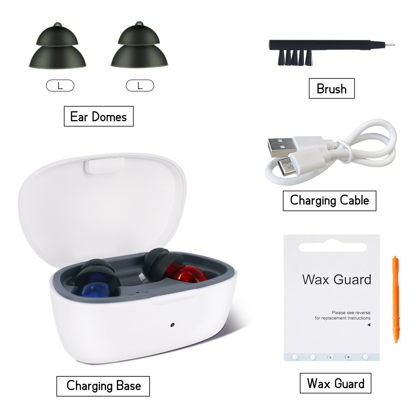 McBly ITC Hearing Aids, L5, D-C-E3B