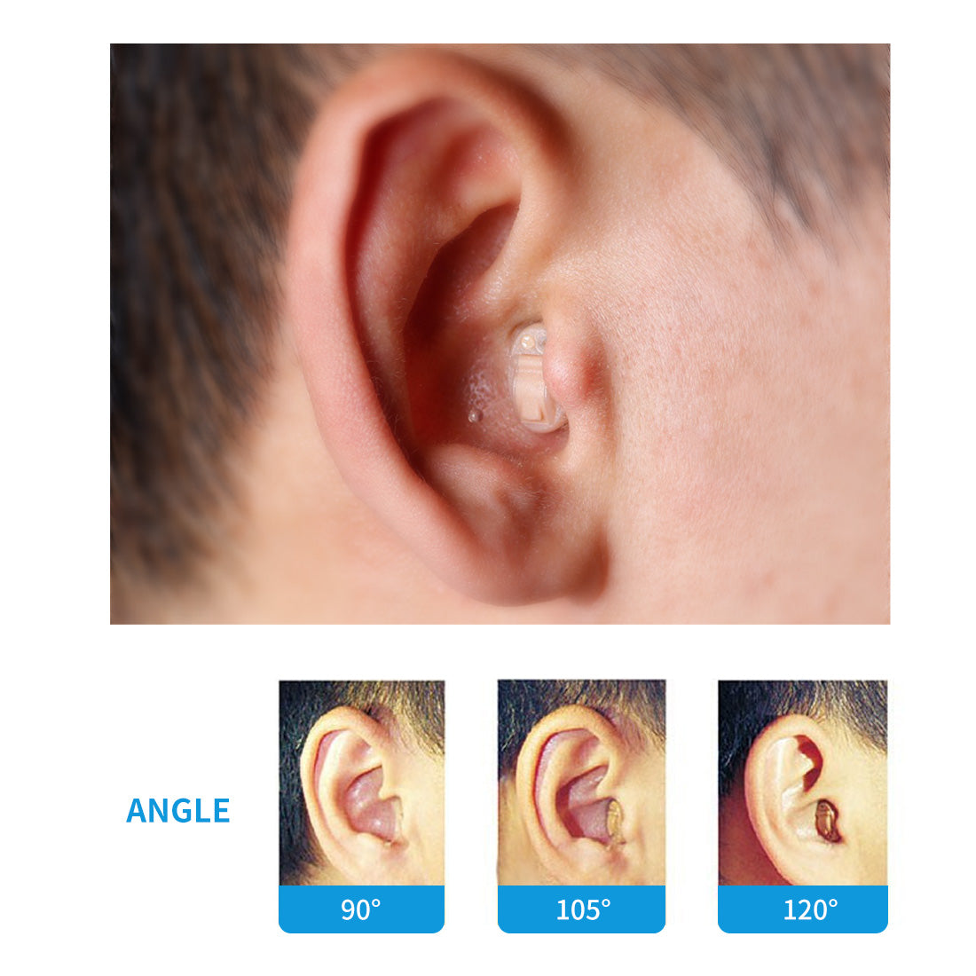 McBly CIC Hearing Aids, T25, D-L-C2B