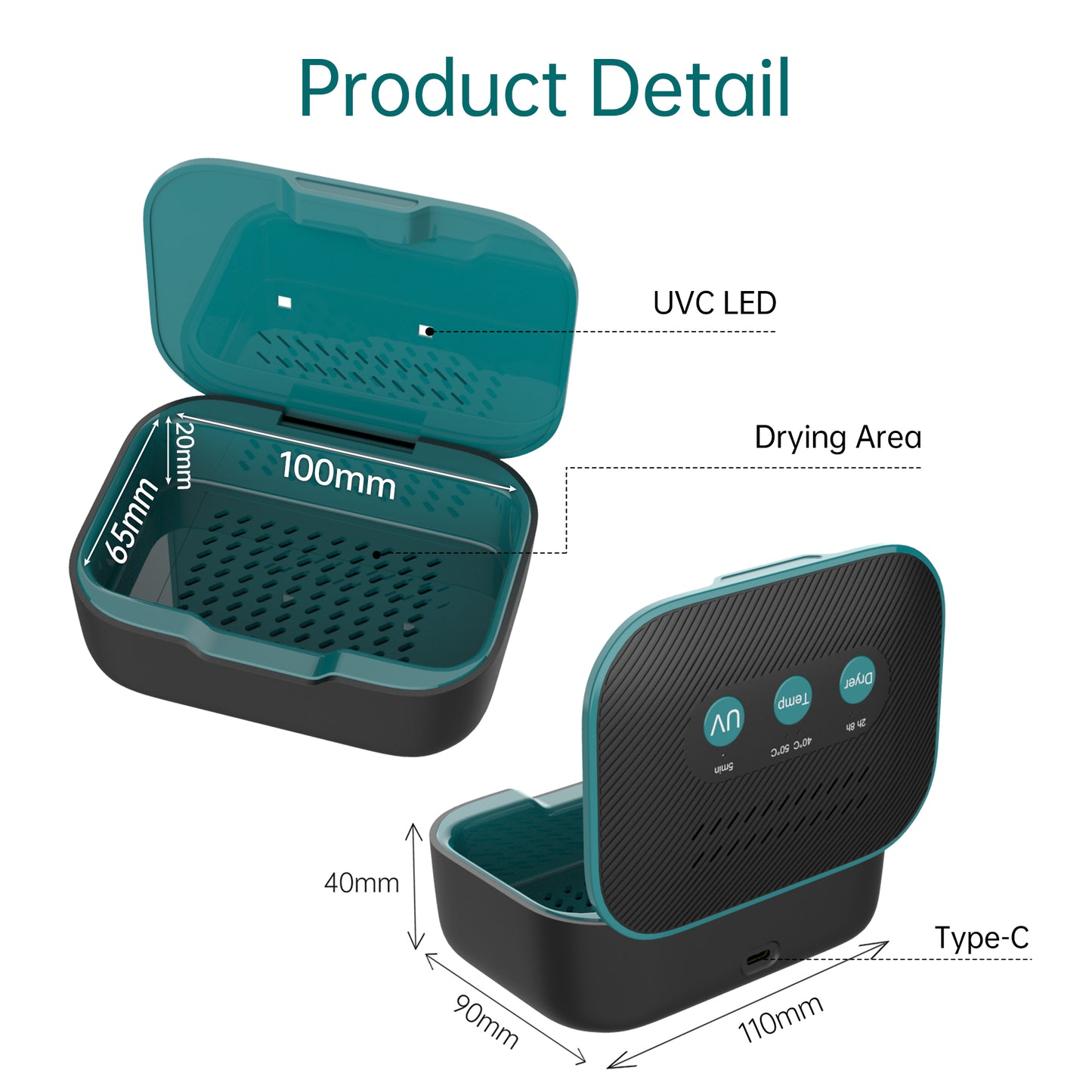 McBly Electric Dehumidifier for Hearing Aids, HD100L