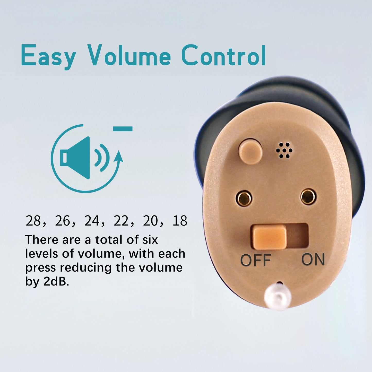 McBly ITC Hearing Aids, L5, D-C-E3B